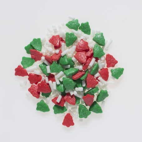 Christmas Trees Shapes & White Sprinkles Mix